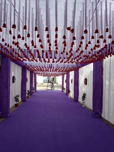 Ayushkacrafts Decorative Tent ceiling for Outdoor Event marriage Tent - For Party, Event, Marriage, Puja, Birthday