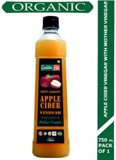GustativeBite Organic Apple Cider Vinegar with Mother of Vinegar for Weight Loss Vinegar 750ml Vinegar