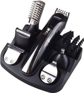 Kemei KM600 (SUPER GROOMING KIT-11 in 1) Trimmer 120 min  Runtime 11 Length Settings
