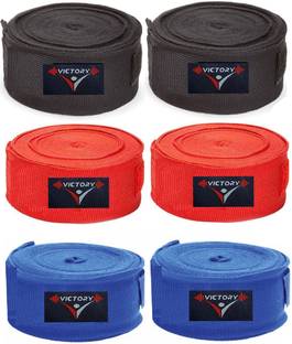 VICTORY Professional (3 Pair ) Boxing Hand Wrap & Hand Bandage - Imported 110 Inch Boxing Hand Wrap