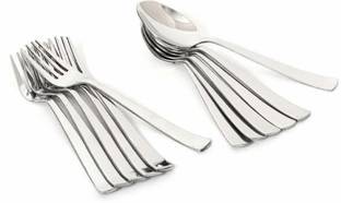 Kitchen flow stainless steel spoon & fork 12pes set Steel Cutlery Set