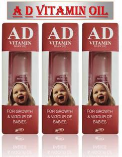 AD VITAMIN ZEEDRUGS 100 % ORIGINAL BABY MASSAGE OIL,Vitamin A, D, E, and Olive Oil