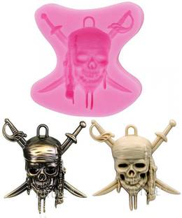 HE Retail Supplies Silicone Cupcake/Muffin Mould Pirate Skull sword Ninja warrior