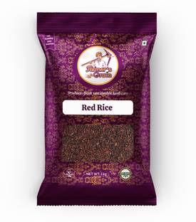 Farmers Grain Traditional Red Rice(1 kg) Red Boiled Rice (Medium Grain, Parboiled)