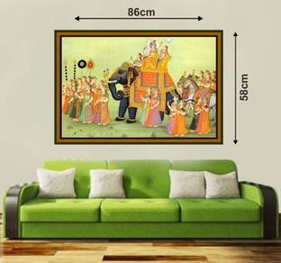 GLOBAL GRAPHICS 86 cm Gods Wallpaper/poster Radha krishna God Wall Poster (multicolor,size 58x86cm) Self Adhesive Sticker