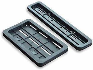KARASELLY Number Plate Frame (Standard Size for All Bikes) (2 Pcs Front and Back) Bike Number Plate