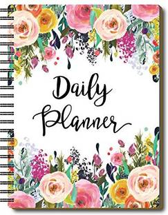 Nourish Daily Planner A5 Planner/Organizer Ruled 75 Pages