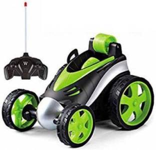 AKSHRAVI Remote Control Mini Stunt Car Radio Electric Drift Rotating Wheel Vehicle Truck Toy