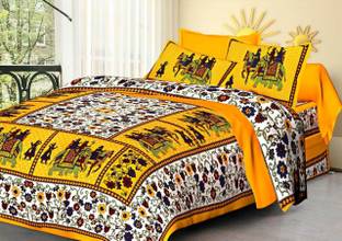 Rekha boutique Cotton Double Bed Cover