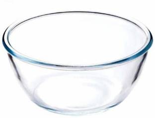 Femora Borosilicate Glass Mixing Bowl Borosilicate Glass Microwave Safe Mixing Bowl Set - 3600 ML