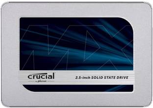 Crucial CT 2 TB Laptop, Desktop Multicolor SATA Internal Solid State Drive (SSD) (CT2000MX500SSD1)