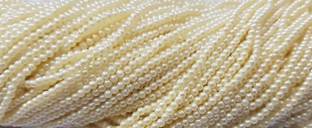 RUHAILA 4 MM CREAM ( OFF WHITE) 3000 BEADS FOR JWELLERY AND ART AND DRESS AND CRAFT