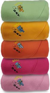 alamodey Solid Crib Hooded Baby Blanket for  Mild Winter