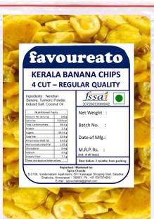 Favoureato Kerala Banana Chips – 4 Cut – Regular Chips