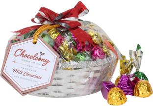 Chocoloony Chocolate Basket Gift Pack 30 pcs (180 gm) Caramels