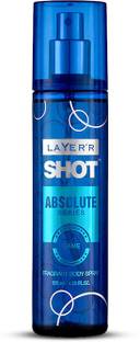 LAYER'R Shot - Absolute Series - Game Deodorant Spray  -  For Men