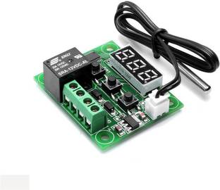 Robotronics XH-W1209 DC 12V LED Digital Thermostat Temperature Control Thermometer Thermo Controller Switch Module + NTC Sensor Temperature Sensor and Controller Electronic Hobby Kit
