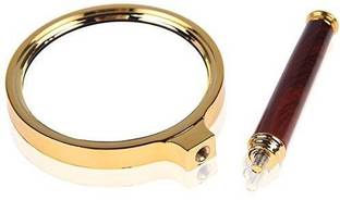 DELINGER 60mm Magnifying Lens Detachable H&le for Reading Book & jewellery Newspaper Laboratory Watch Glass