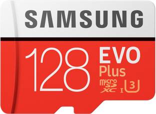 SAMSUNG MB-MC128HA/IN EVO Plus 128 GB SD Card Class 10 100 MB/s  Memory Card Compatible with Camera, Mobile