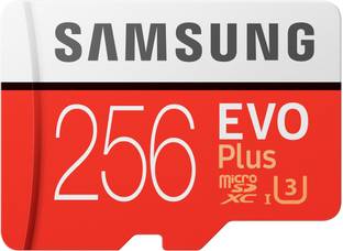 SAMSUNG MB-MC256HA/IN EVO Plus 256 GB SD Card Class 10 90 Mbps  Memory Card Compatible with Camera, Mobile