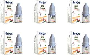 Sri Sri Tattva Anu Taila Each 10 ml (Pack of 6) Manual Nasal Aspirator
