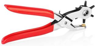 Drunna Revolving Leather Belt Hole Punch Plier with Multi Tool Manual Belts Puncher Maker Machine Punch Plier