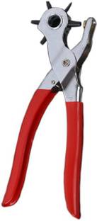 Drunna Revolving Hole Punch Plier for Belt Metal Punch Plier Repair Tool 6 Sizes Hole Plier Punch Plier