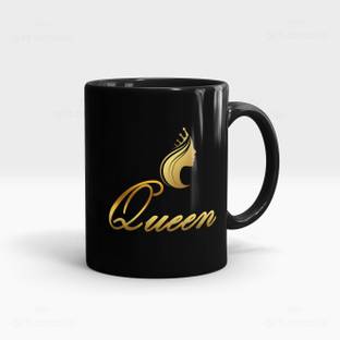 Gift Arcadia Queen Printed CoffeeMug, Ideal Gift for Couple, and Wife/Husband, Girlfriend/Boyfriend Ceramic Coffee Mug