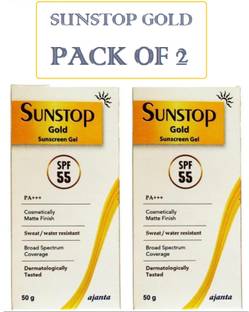 SUNSTOP Sunscreen - SPF 50 PA+++ GOLD SUNSCREEN_(PACK OF 2)