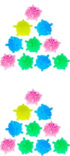 Newvent Soft Silicone Laundry Washing Machine Ball For Wash/Dry Clothes 20 Pcs Detergent Bar