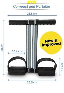 Spegi gear Double Spring Tummy Trimmer, Ab Exerciser - Multipurpose Fitness Equipment Ab Exerciser
