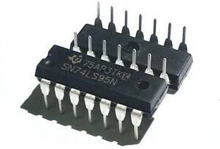 jivith 74LS95 4-BIT SHIFT REGISTER / PARALLEL IN AND SERIAL OUT Electronic Components Electronic Hobby Kit