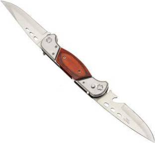 NSV Double Side Folding Push Button Pocket Sharp Knife For Hiking Camping Travelling Pocket Knife, Survival Knife, Knife