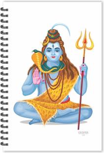ESCAPER Lord Shiva Diary (Ruled - A5 Size), Shiv Diary, Devotional Diary, God Diary A5 Notebook Ruled 160 Pages