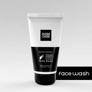 auraa Coverme Activated Charcoal Skin Brightening  Face Wash