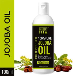 Barbers Crew Cold-Pressed Jojoba Oil - Moisturizing & Healing, For Skin, Hair Care-