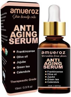 Amueroz 24K Gold Anti Aging serum , Active Anti wrinkle Collagen Serum , Vitamin C serum | Skin Whitening | Collagen Booster | Wrinkle Reducer