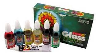Camlin glass colours set