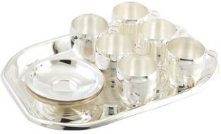 Ojas TRAY 6 CUP 6 SOUCER Tray, Cup, Plate Serving Set