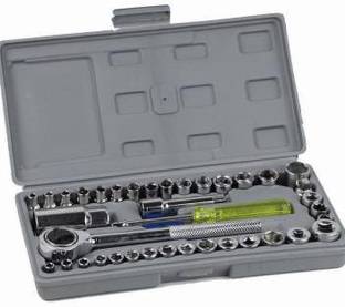 DIVA ENTERPRISE 40 In 1 Pcs Wrench Tool Kit & Screwdriver And Socket Set Socket Set