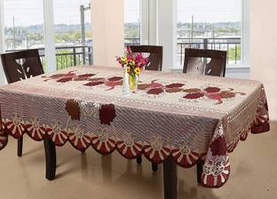 Dakshya Industries Solid 6 Seater Table Cover