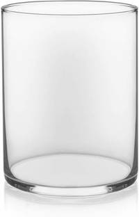 DESHILP OVERSEAS Glass Flower Vase (8 x 6 Inch, Clear) Glass Vase
