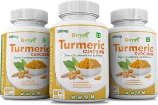 Divya Shree Turmeric Curcumin with Bioperine | Anti-Inflammatory | Antioxidant