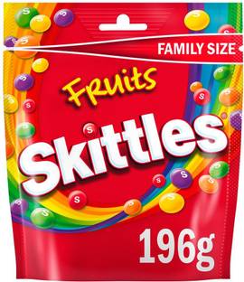 Skittles Fruits Sweets Flavoured Candy (Imported) Fruits Sweets Skittles