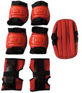 diego Red Skating Protective Guard, Knee, Elbow, Gloves, Eva Helmet, Skating Guards Skating Guard Combo