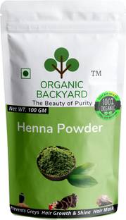 Organic Backyard 100% Natural Henna Powder (Lawsonia Inermis Clay)