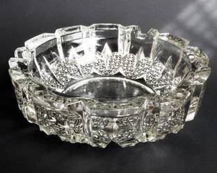 GTR Round Glass Plate for Dry Fruits, Spices and Home Decoration Tray (Tray) Tray