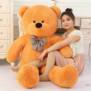 tencent 4 Feet Imported Stuffed Bear, - 120 cm (lite brown)  - 120 cm