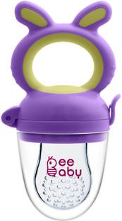 Beebaby Chewy Food & Fruit Silicone Nibbler with Extra Silicone Mesh. 3M+ Feeder