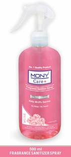 Mony Care Plus Fragrance Sanitizer Spray Musk 75 % Alcohol Content Hand Sanitizer Bottle